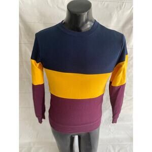 Original Use Sweatshirt Men’s X-Small Tri-Color Block Long Sleeve Thick Top